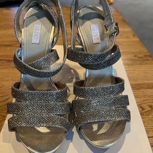 Glint Champagne Shimmering Heels